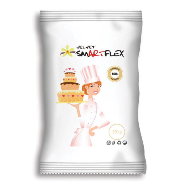 Smartflex - Vit sockerpasta med Vaniljsmak