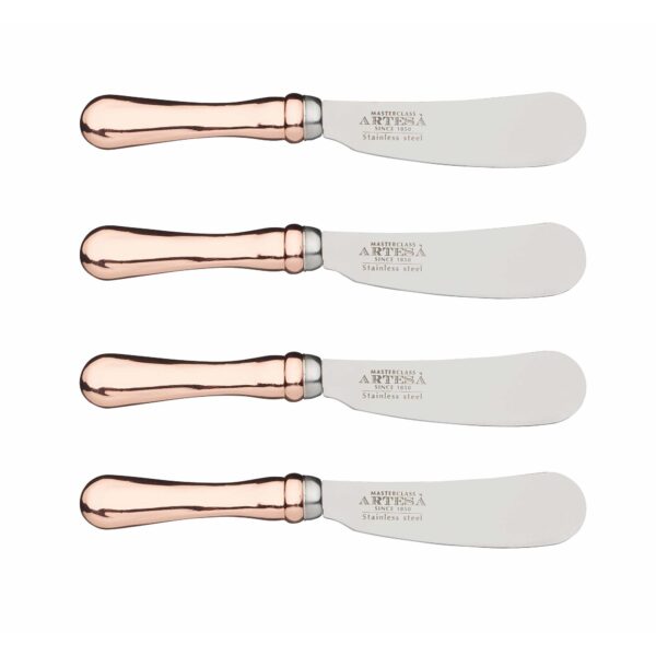 Smörknivar roséguld, 4-pack - Artesà