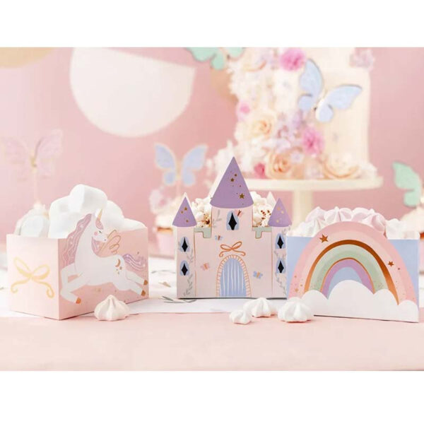 Snackbox Magisk Enhörning, 6 st - PartyDeco