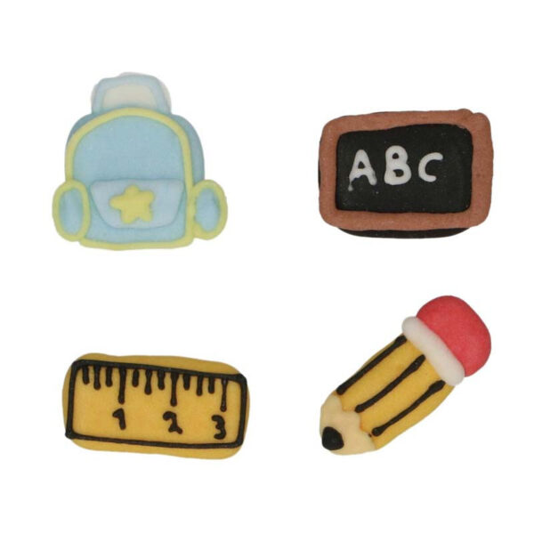 Sockerdekorationer Back to School - FunCakes