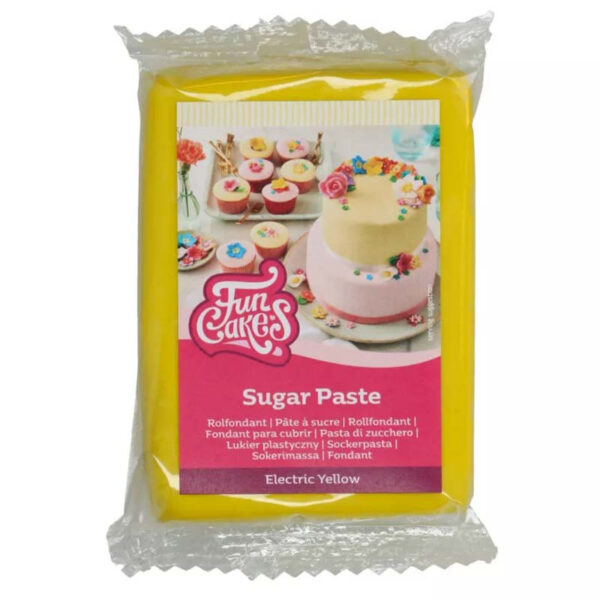 Sockerpasta Electric Yellow - FunCakes