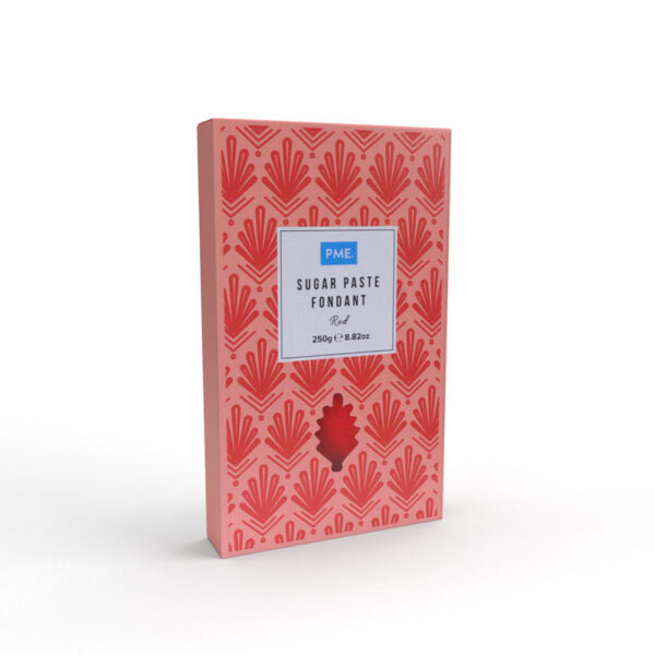 Sockerpasta röd 250 g - PME
