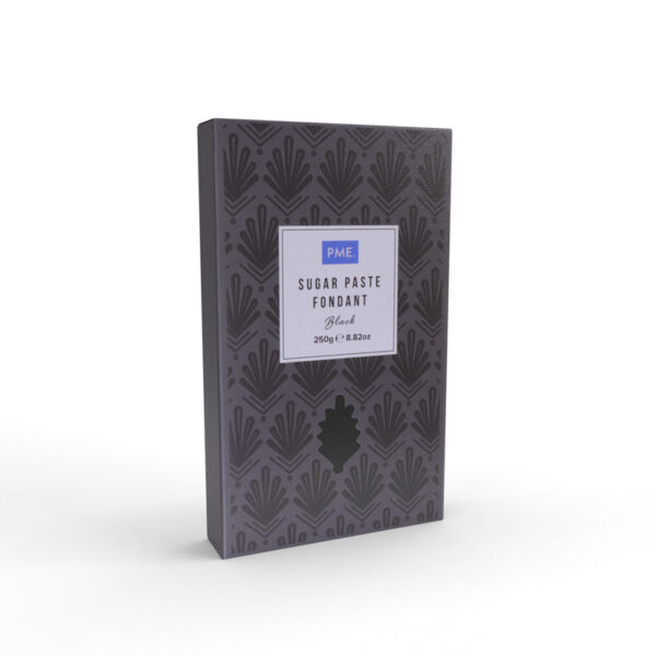 Sockerpasta svart 250 g - PME
