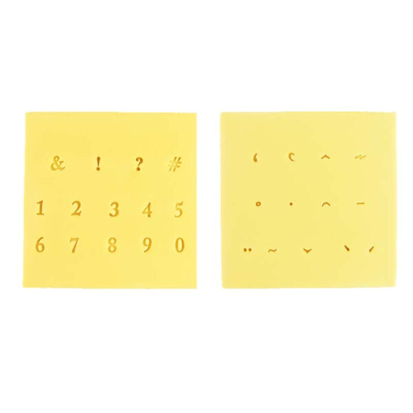 Stämpelset siffror & specialtecken - PME