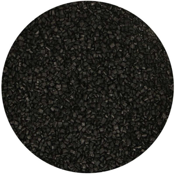 Strössel Sockerkristaller, svart - FunCakes