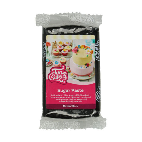 Sockerpasta Svart - FunCakes