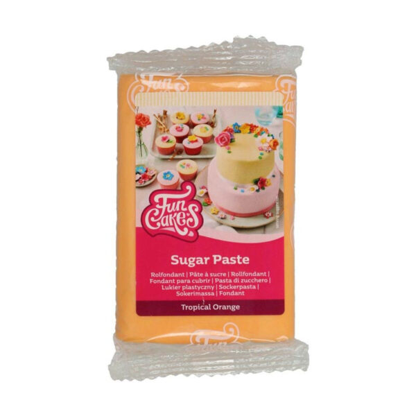 Sockerpasta Tropical Orange - FunCakes
