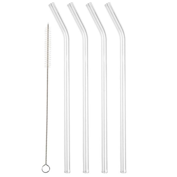 Sugrör i glas, 4-pack - Lyngby