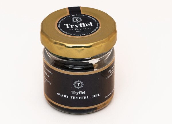 Svart tryffel - hel tryffel i burk, 20g