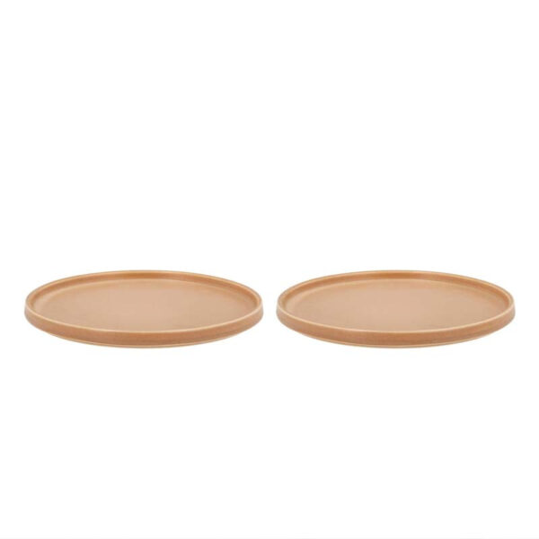 Tallrik Fjord, 2-pack, terrakotta - Villa Collection