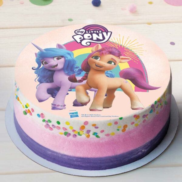 Tårtbild oblat My Little Pony, Ø20 cm