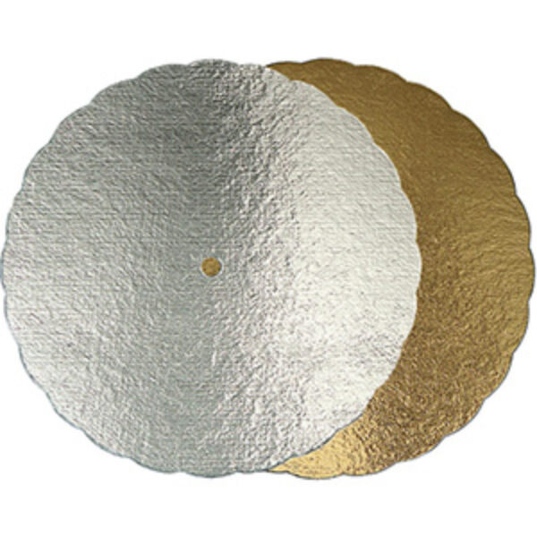 Tårtbricka för tårtställning Silver/Guld Ø 28 cm
