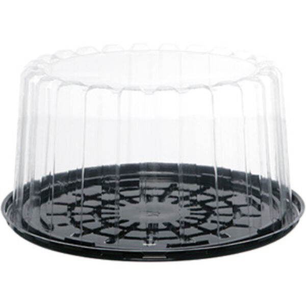 Tårtkupa i plast 2-pack med lock, Ø26 cm