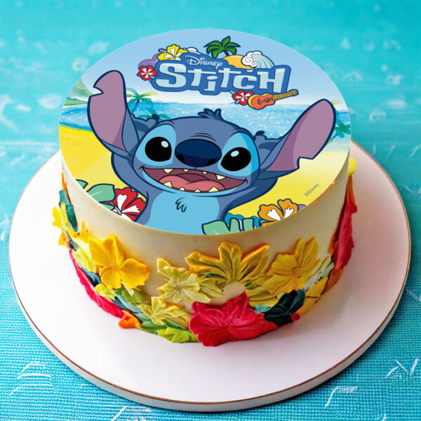 Tårtoblat Stitch, Ø20 cm
