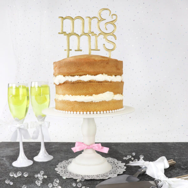 Utstickare Cake Topper, Mr & Mrs, modern - PME