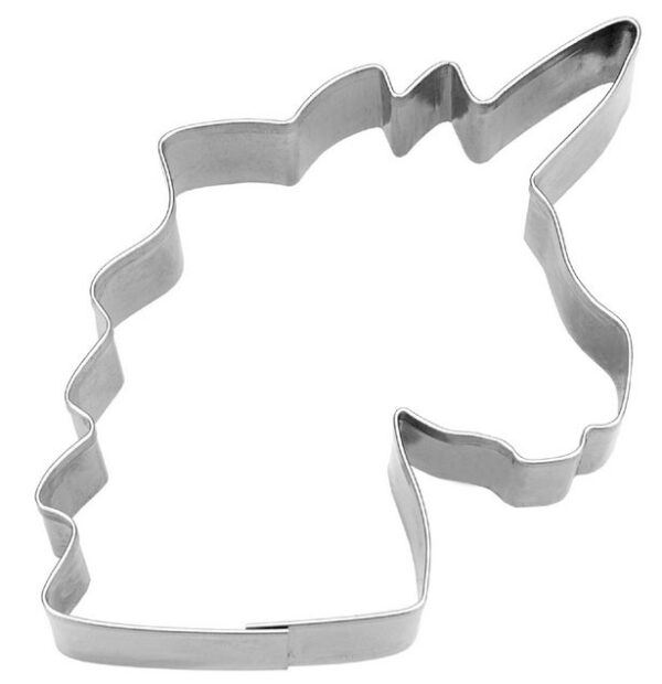 Utstickare Enhörningshuvud, 8 cm - Städter