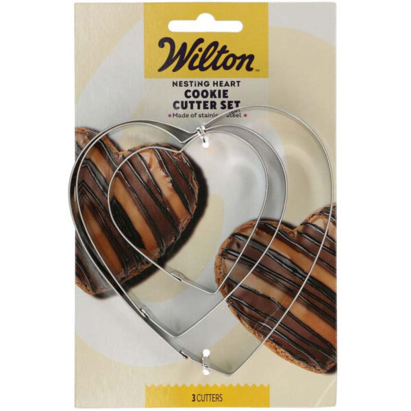 Utstickare Hjärta, 3 storlekar - Wilton