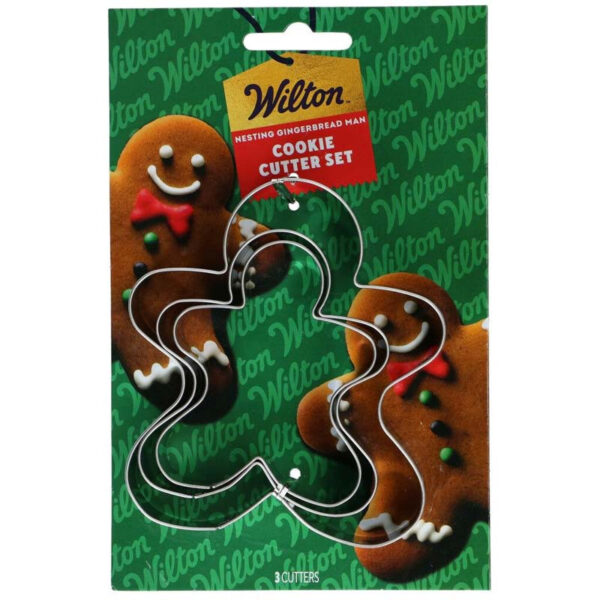 Utstickare Pepparkaksgubbe, 3 storlekar - Wilton