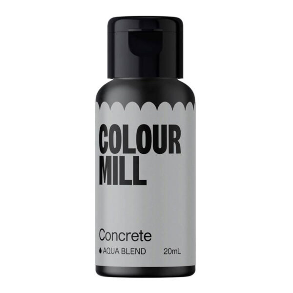 Vattenbaserad ätbar färg Concrete - Colour Mill