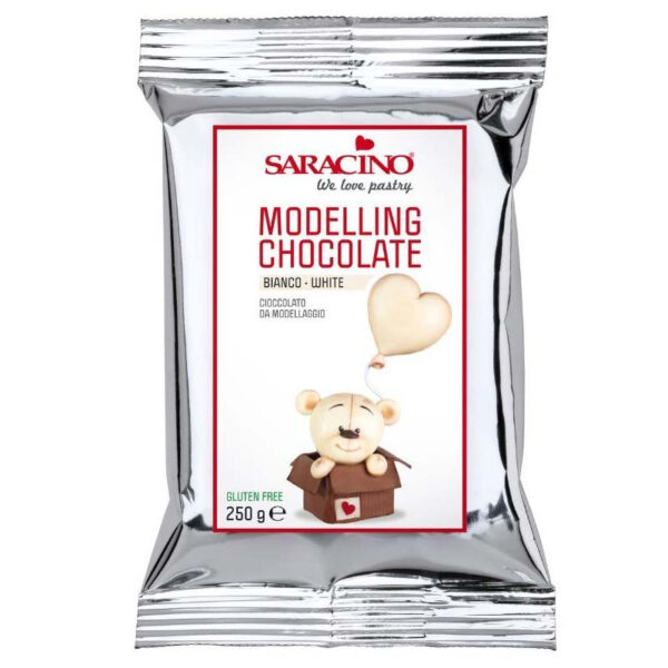 Vit Modelleringschoklad, glutenfri - Saracino