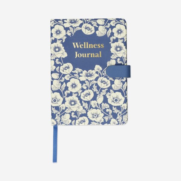 Wellness-journal med magnetiskt omslag