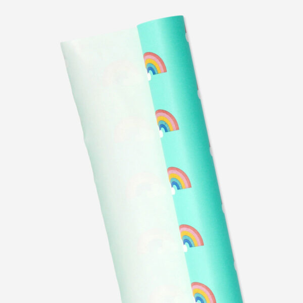 300 cm Inslagning papper - Regnbåge