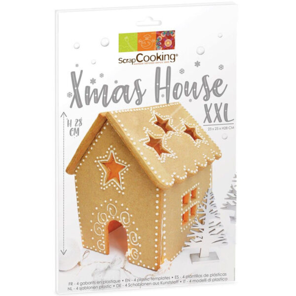 Mall till Pepparkakshus, Xmas House XXL - ScrapCooking