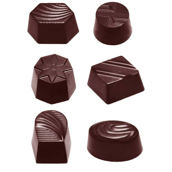 Pralinform CW2371 Blandade motiv - Chocolate World