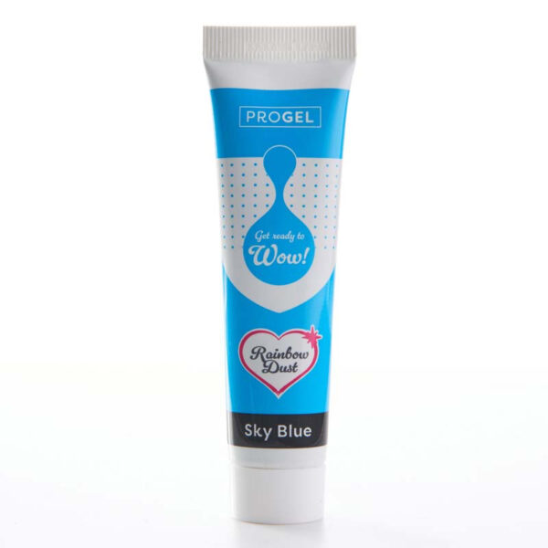 ProGel Sky Blue Geléfärg - Rainbow Dust