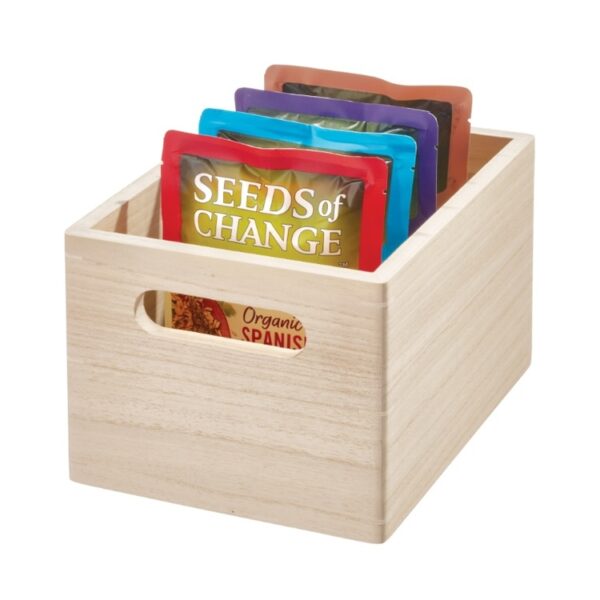 Trälåda, THE HOME EDIT ECO WOOD MEDIUM BOX, 25,4 x 19,1 x H 15,2 cm, N