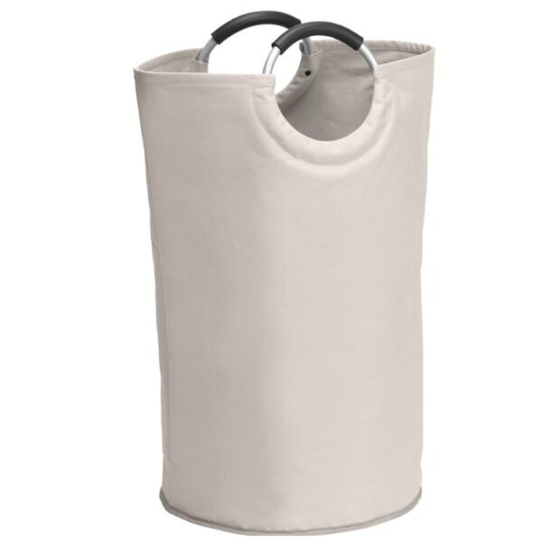 Tvättkasse, Stor, 69 L, JUMBO BASKET, Ø 38 x H 72 , Off white