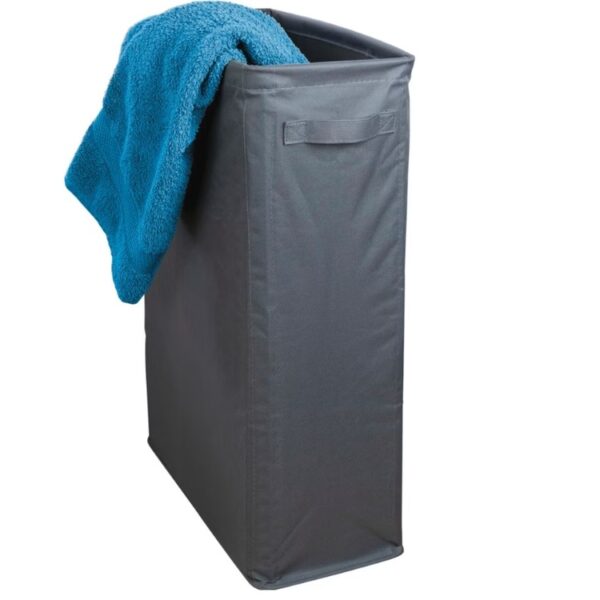 Tvättkorg, Extra Smal, 46 L, SLIM, 20 x 40 x H 60 cm, Grå