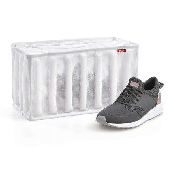 Tvättpåse för skor, FOOTWEAR, 34 x 16 x H 19 cm, vit