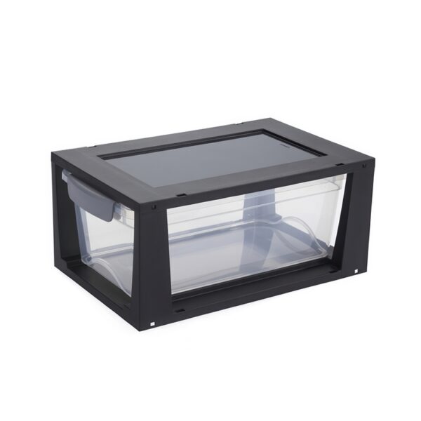 Förvaringsmodul med utdragbar låda 6L, Omega, Klar/Svart