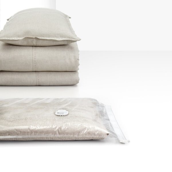 Vakuumpåse Platt, XL VACUUM TIDYING BAG, 130 x 90 cm, Klar