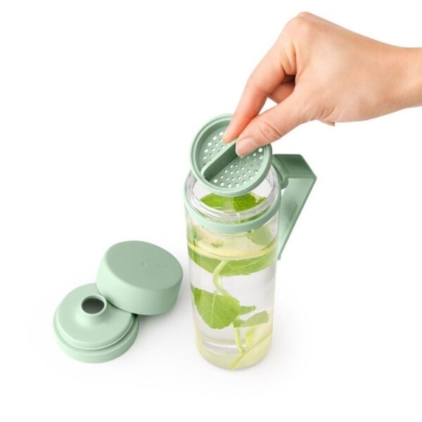 Vattneflaska med handtag 0,5L, Brabantia, Ljusgrön