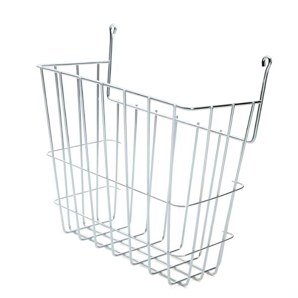 Väggkorg av ståltråd, HABO 704 BREVKORG, 27 x 13 x H 29 cm, Silver