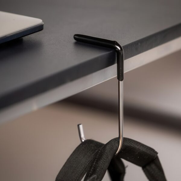 Väskhållare för bord, MAWA TABLE BAG  HOLDER, 6 x H 13 cm, Silver / Sv